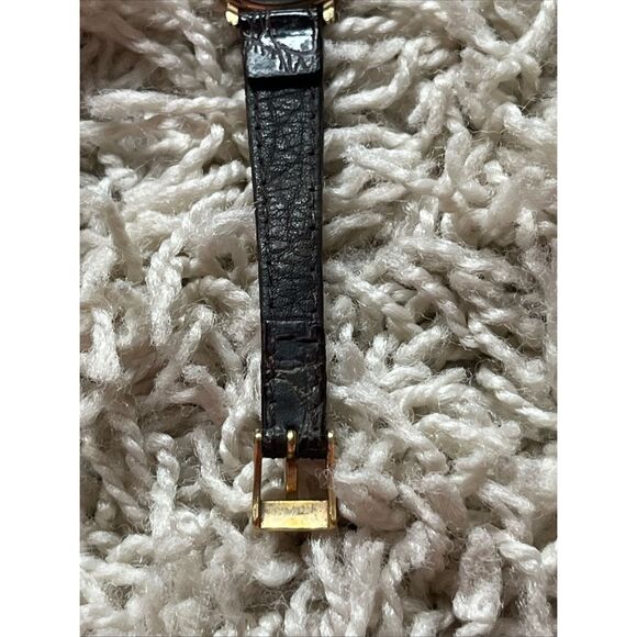 RADO Forces Military Gold Dial Black Leather Band Women's Quartz Watch / 204.359 - Picture 10 of 12